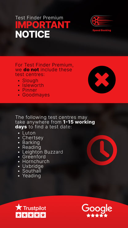 Fast Track Practical Driving Test Finder (Premium) 🚗